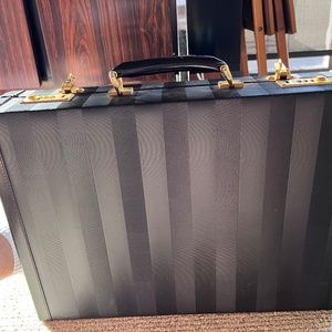 Vintage authentic FENDI ATTACHE case c. 1995;